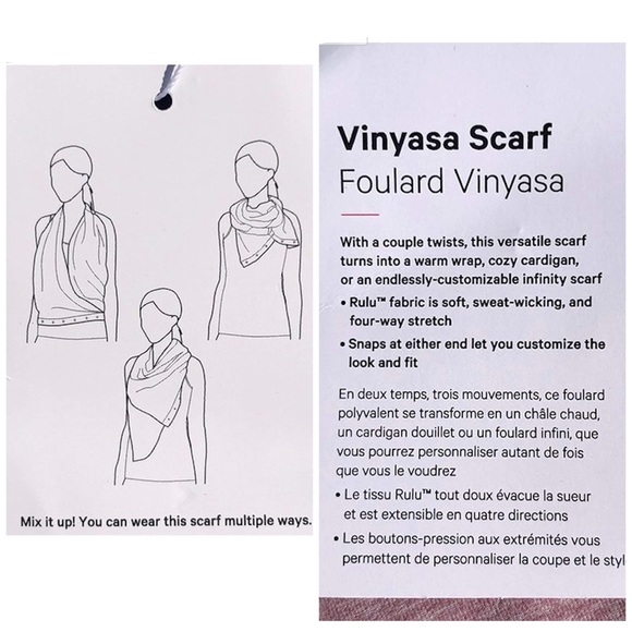 Lululemon vinyasa scarf - Picture 7 of 8